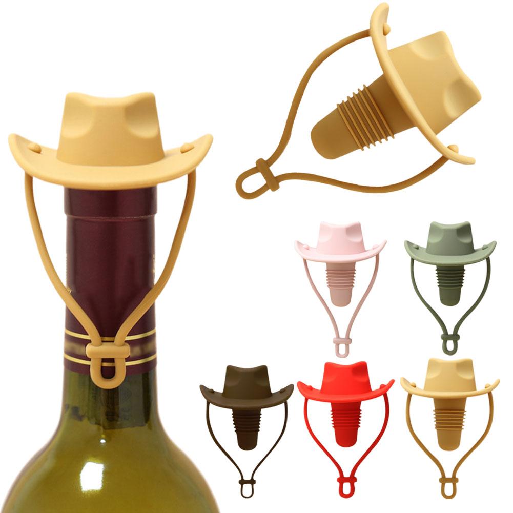 Home Fragrance Red Wine - 실리콘 레드 와인 스토퍼 웨스턴 카우보이