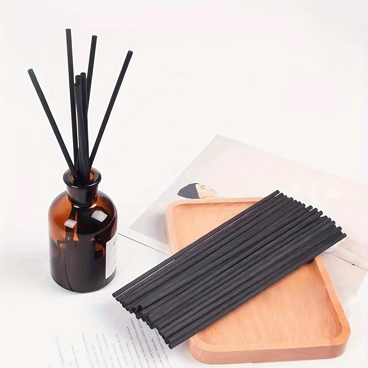 Home Fragrance Ideas - 10/50pcs 섬유 스틱 디퓨저 아로마 테라피