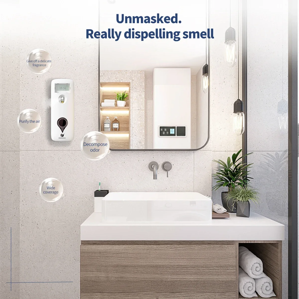 액체 공기 청정기 디스펜서 벽걸이 형 자동 향수 향수  - Home Fragrance Hotel 리뷰 및 가격