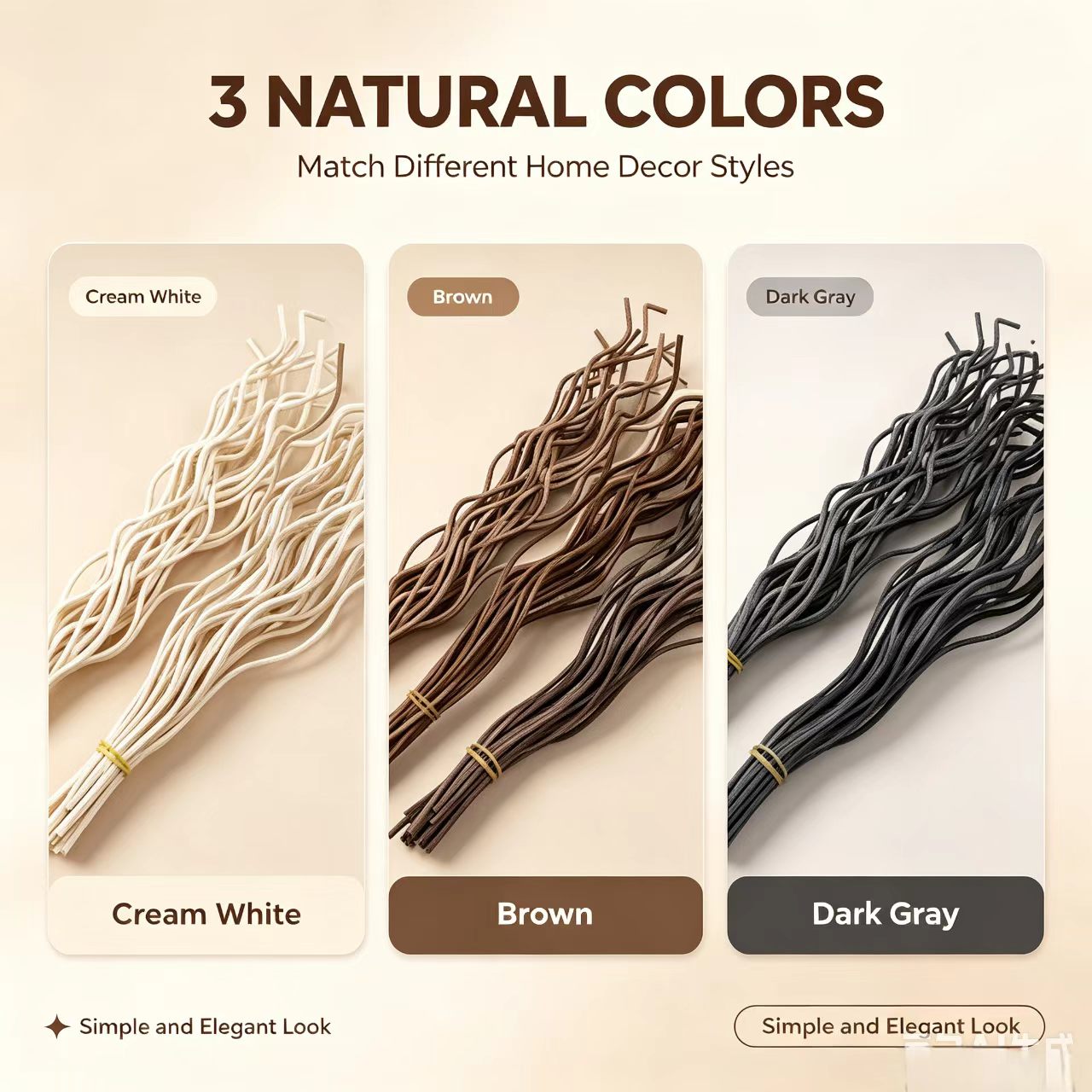 20개입 롱 웨이브 라탄 리드 디퓨저 스틱 향 디퓨저  - Home Fragrance Ideas 리뷰 및 가격