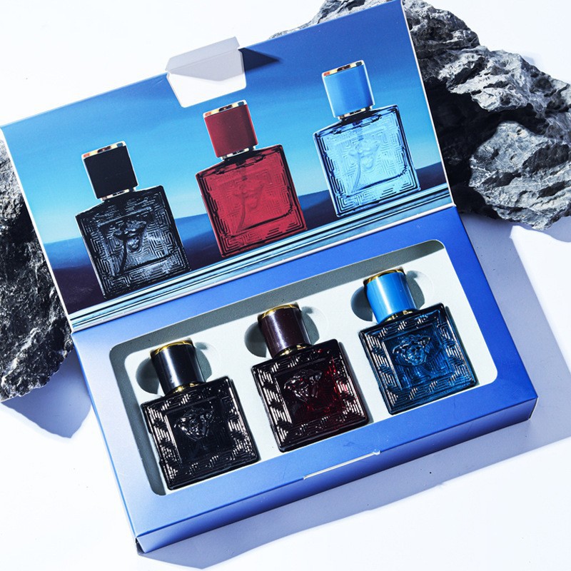 남성용 오드뚜왈렛 향수 선물 세트 3개, 엠보싱 처리된 - Home Fragrance Red Wine 리뷰 및 가격
