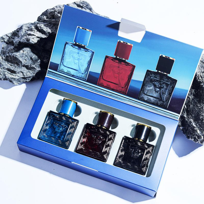 남성용 오드뚜왈렛 향수 선물 세트 3개, 엠보싱 처리된 - Home Fragrance Red Wine 리뷰 및 가격