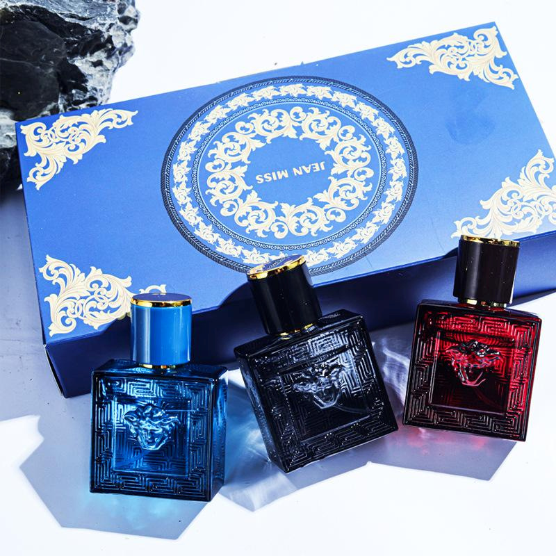 남성용 오드뚜왈렛 향수 선물 세트 3개, 엠보싱 처리된 - Home Fragrance Red Wine 리뷰 및 가격