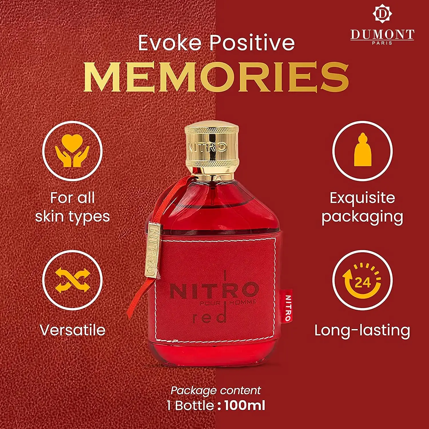 듀몬트 니트로 레드 인텐스 100ml 3.4oz EDP - Home Fragrance Red Wine 리뷰 및 가격
