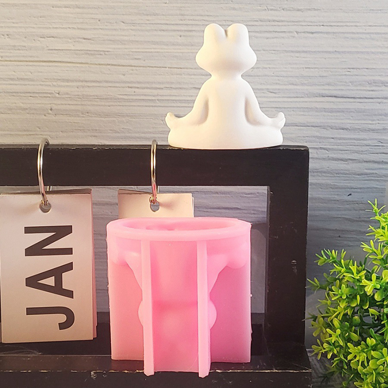 1개, 요가 개구리 모양 향초 실리콘 몰드 DIY 석고 - Gel Air Freshener 리뷰 및 가격