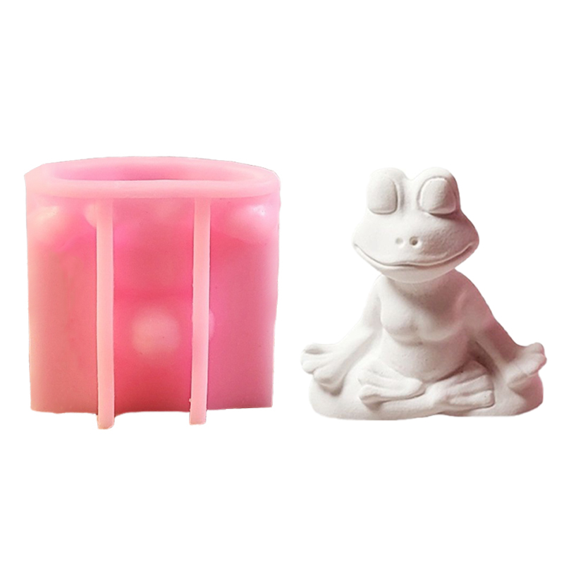1개, 요가 개구리 모양 향초 실리콘 몰드 DIY 석고 - Gel Air Freshener 리뷰 및 가격