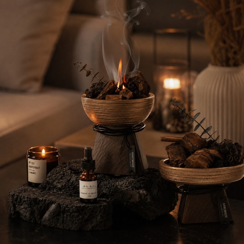 불꽃 없는 아로마 디퓨저 향기 스톤 에센셜 오일 아로마 - Home Fragrance Aroma Set 리뷰 및 가격