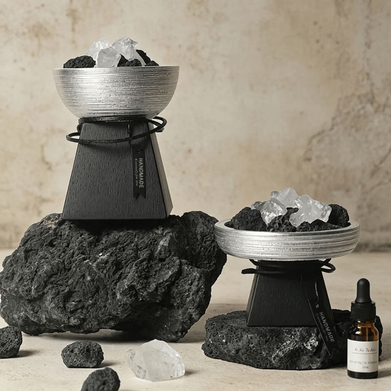 불꽃 없는 아로마 디퓨저 향기 스톤 에센셜 오일 아로마 - Home Fragrance Aroma Set 리뷰 및 가격
